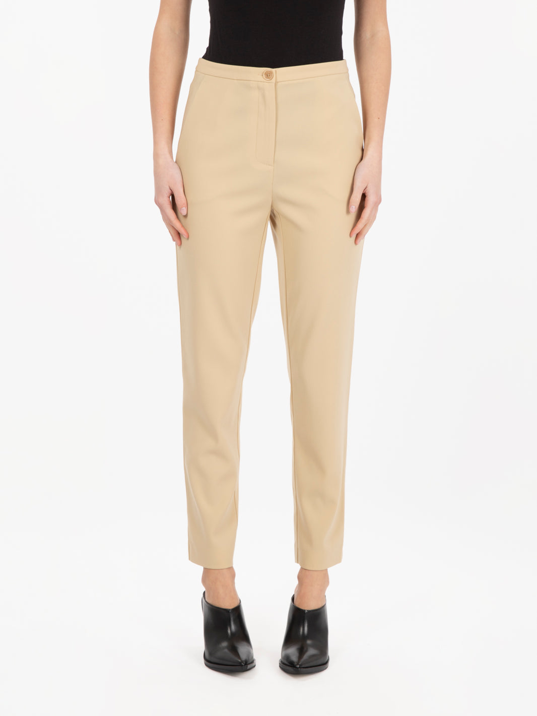 Pantaloni a sigaretta Essential beige