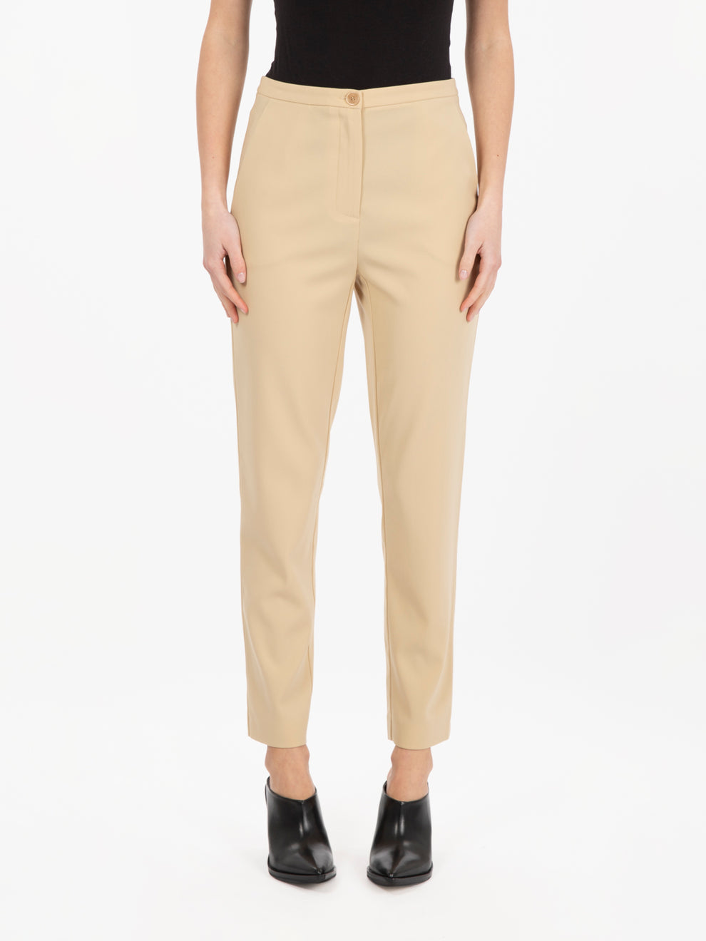 Pantaloni a sigaretta Essential beige