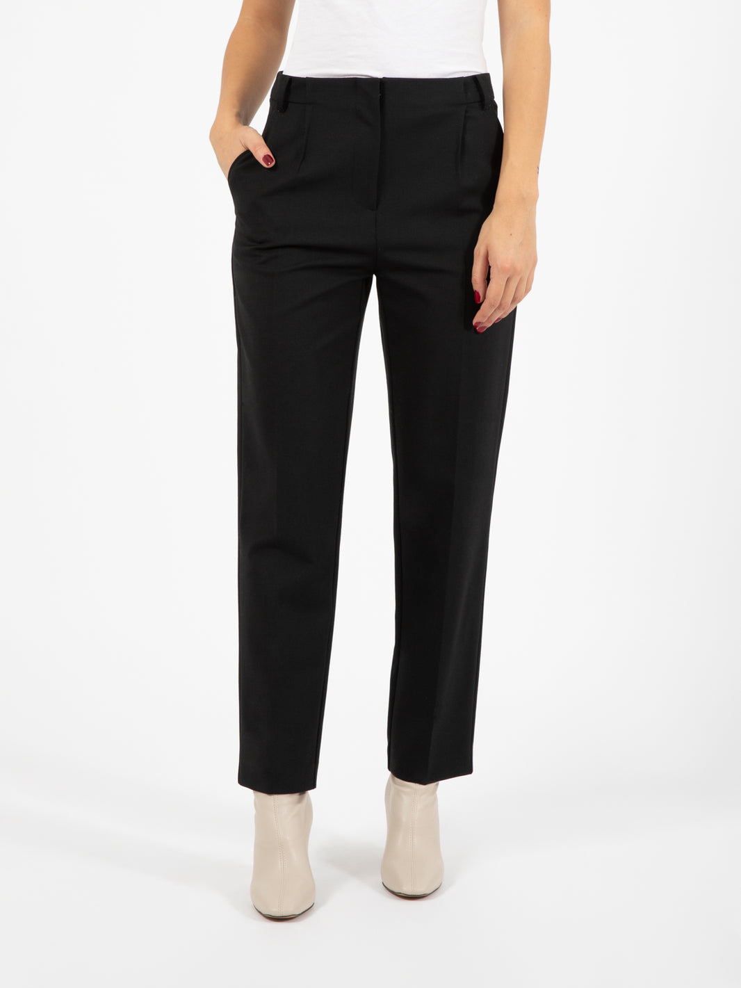 Black cigarette pants
