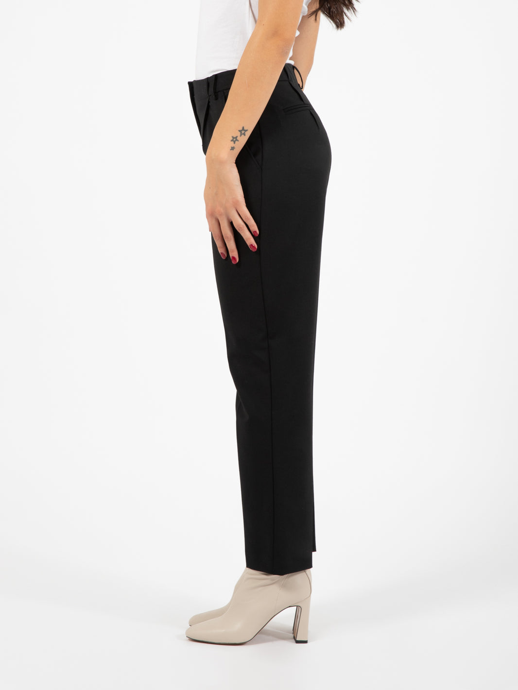 Black cigarette pants
