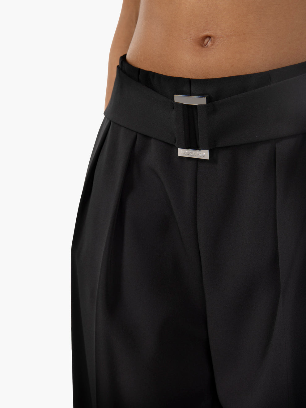 BLACK PLEATED TROUSERS 8P0770/A6F5_K103