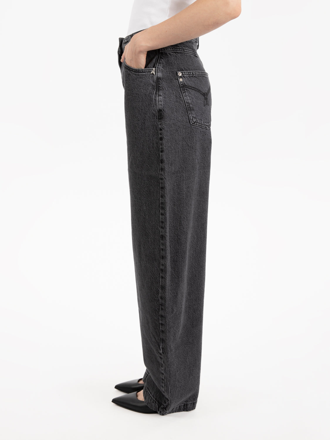 Pantaloni new black wash