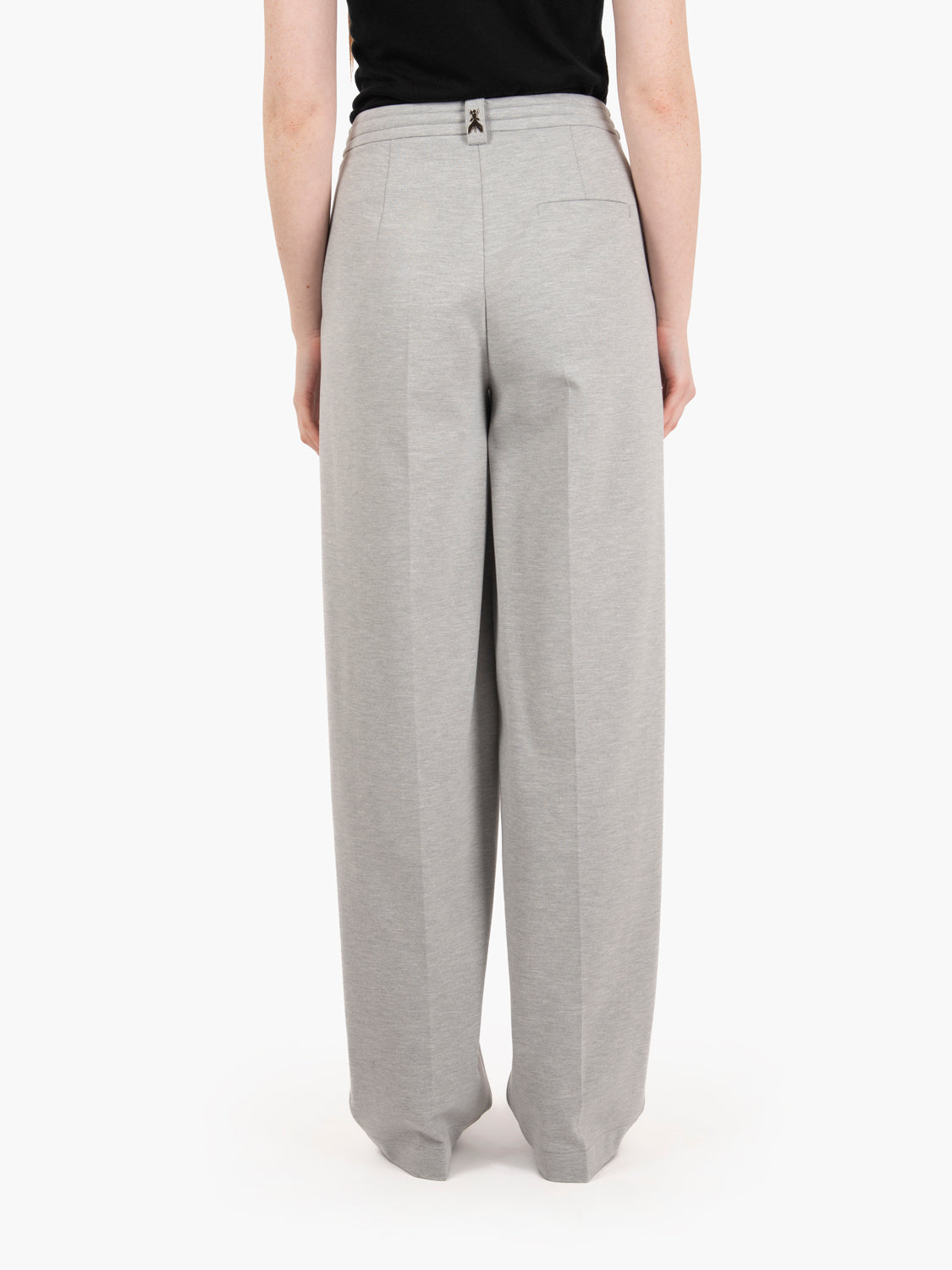 Grey cloth stitch trousers