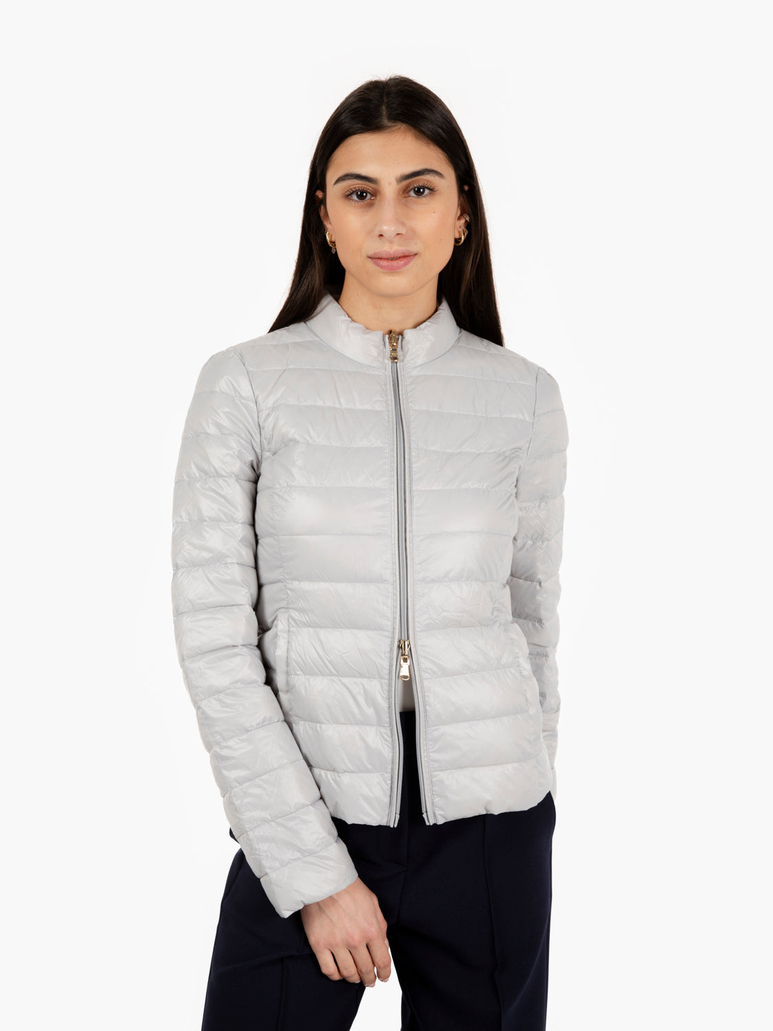 Piumino ultralight grigio