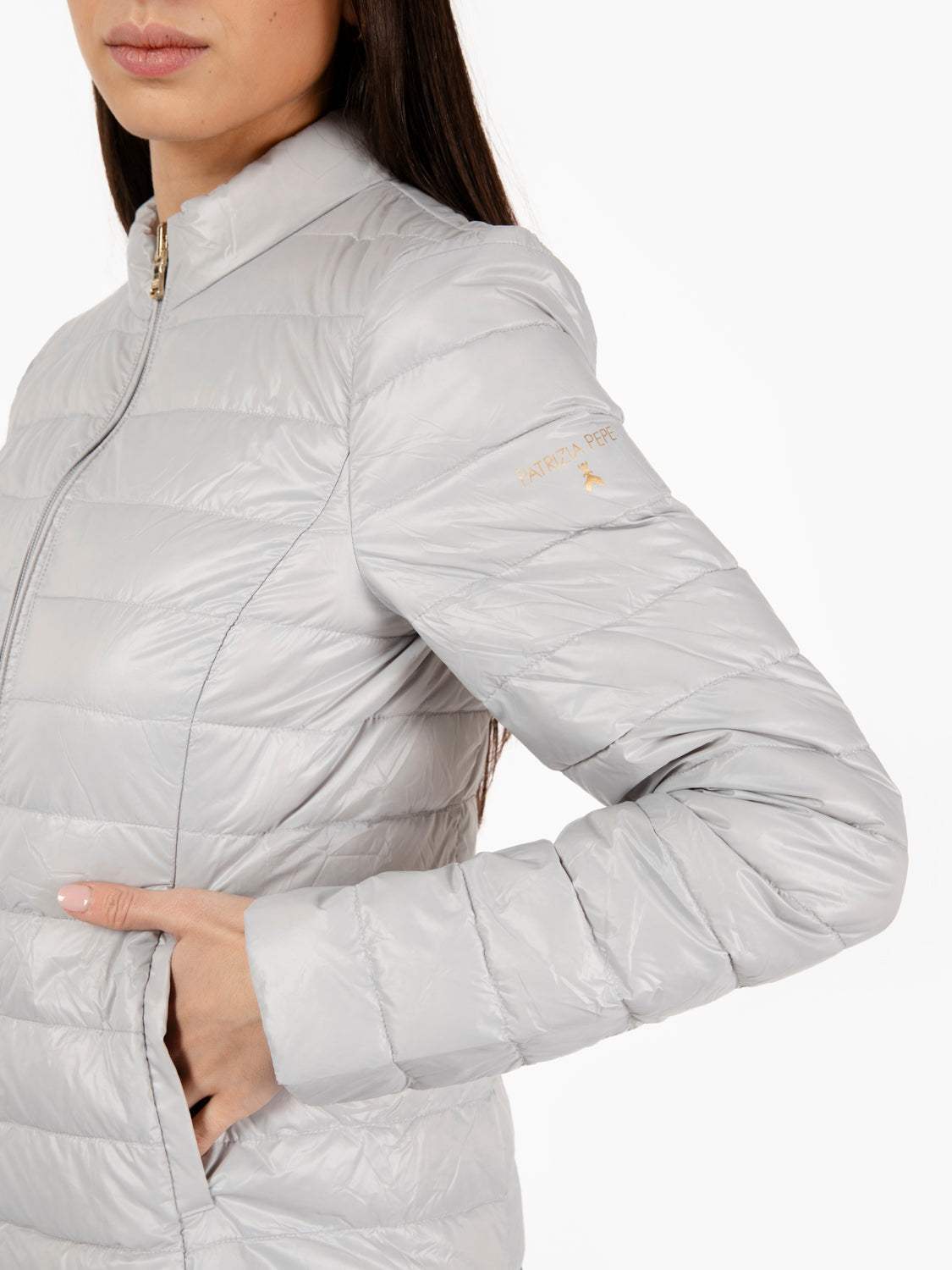 Piumino ultralight grigio