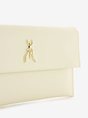 PATRIZIA PEPE - Pochette con logo fly off white