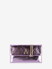 PATRIZIA PEPE - Pochette in pelle lilac