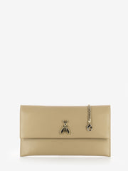 PATRIZIA PEPE - Pochette in pelle winter sand