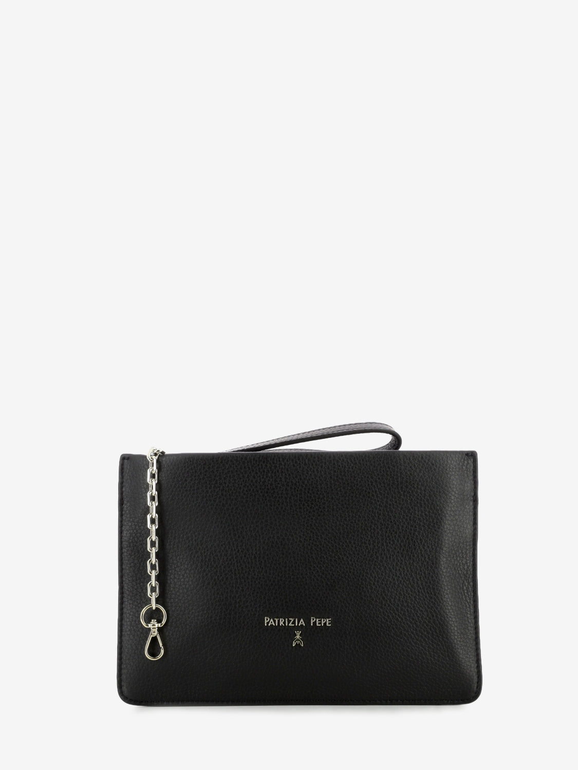 Pochette in similpelle nera