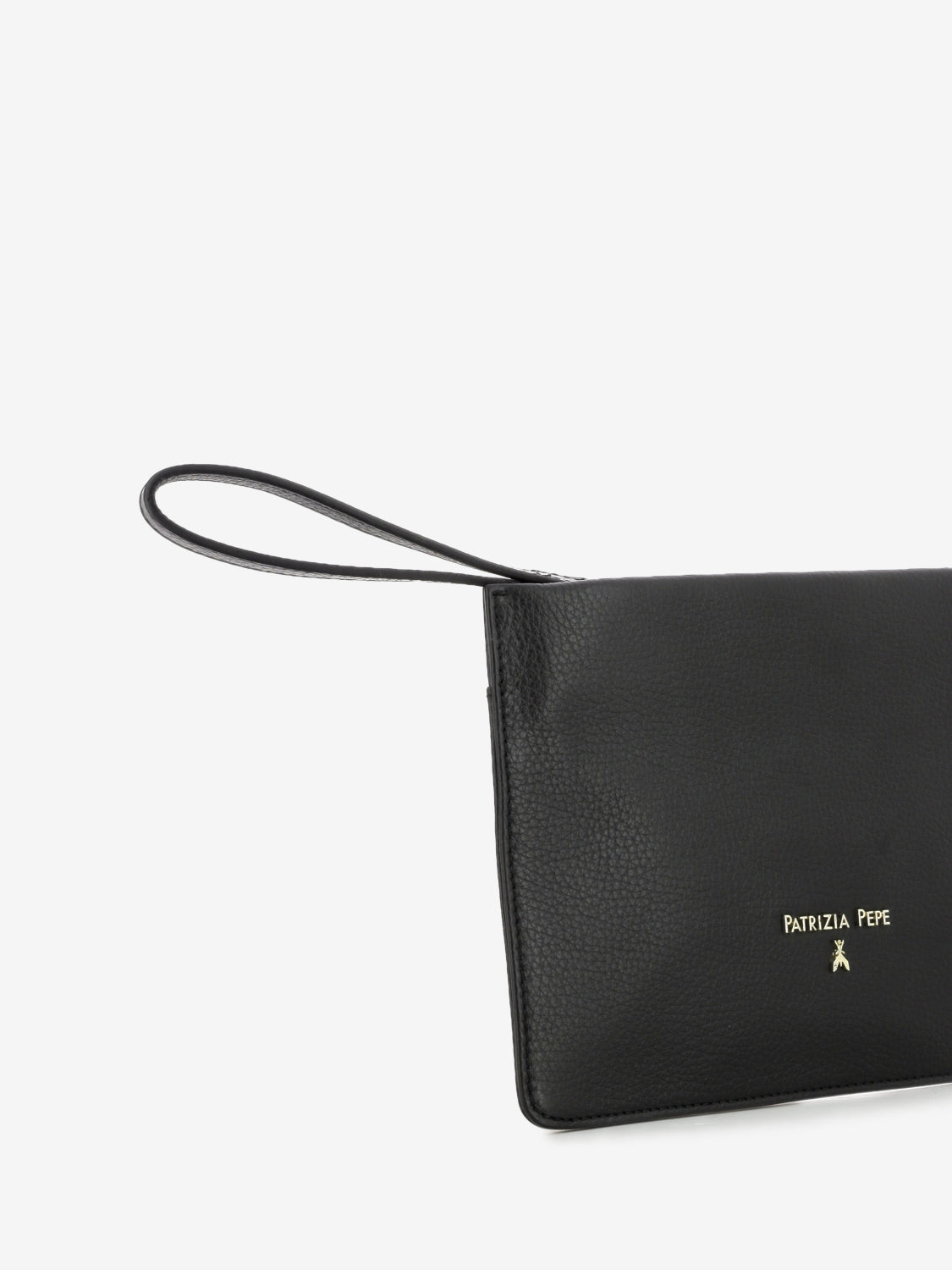 Pochette in similpelle nera