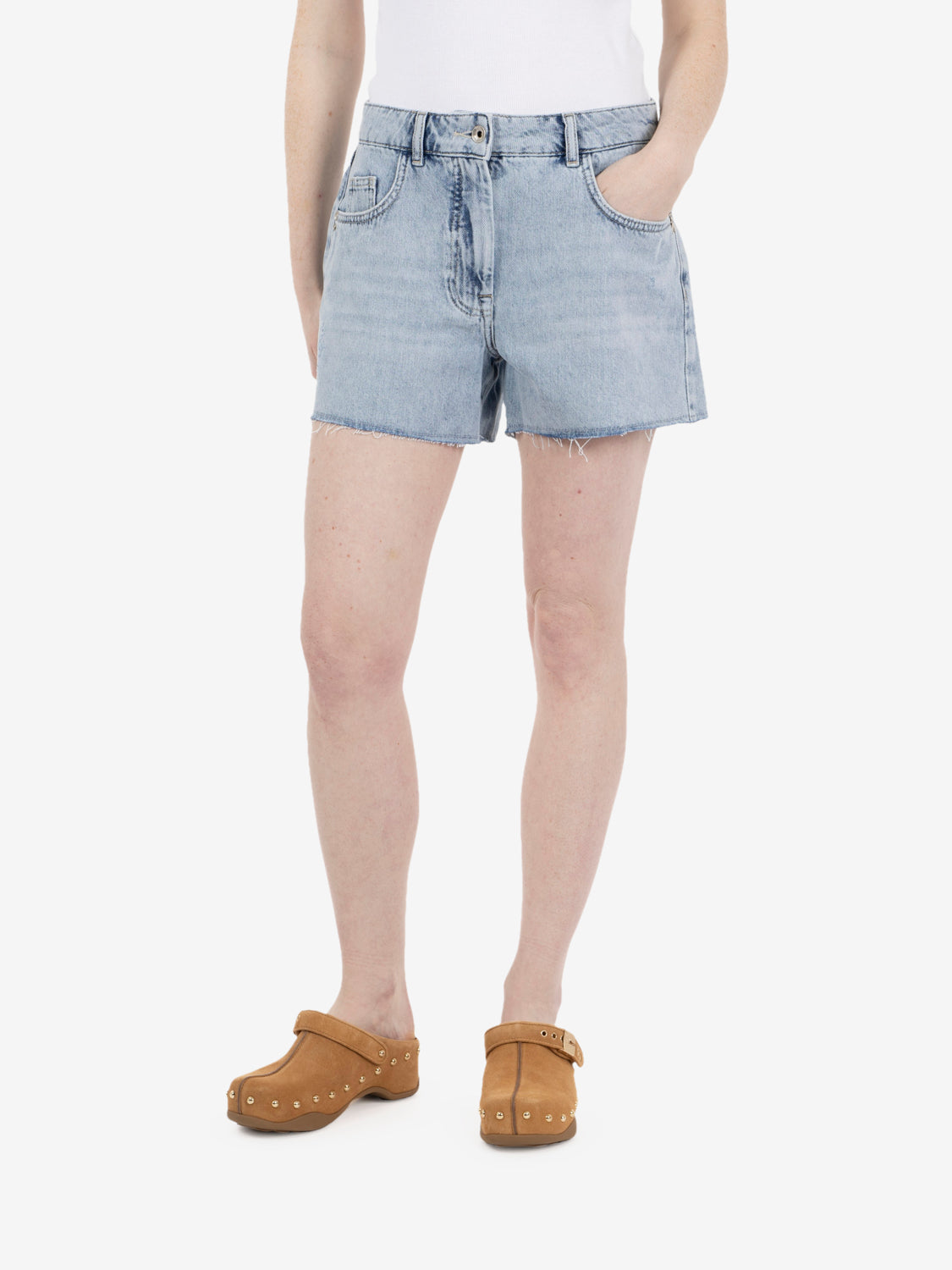Shorts in denim summer blue