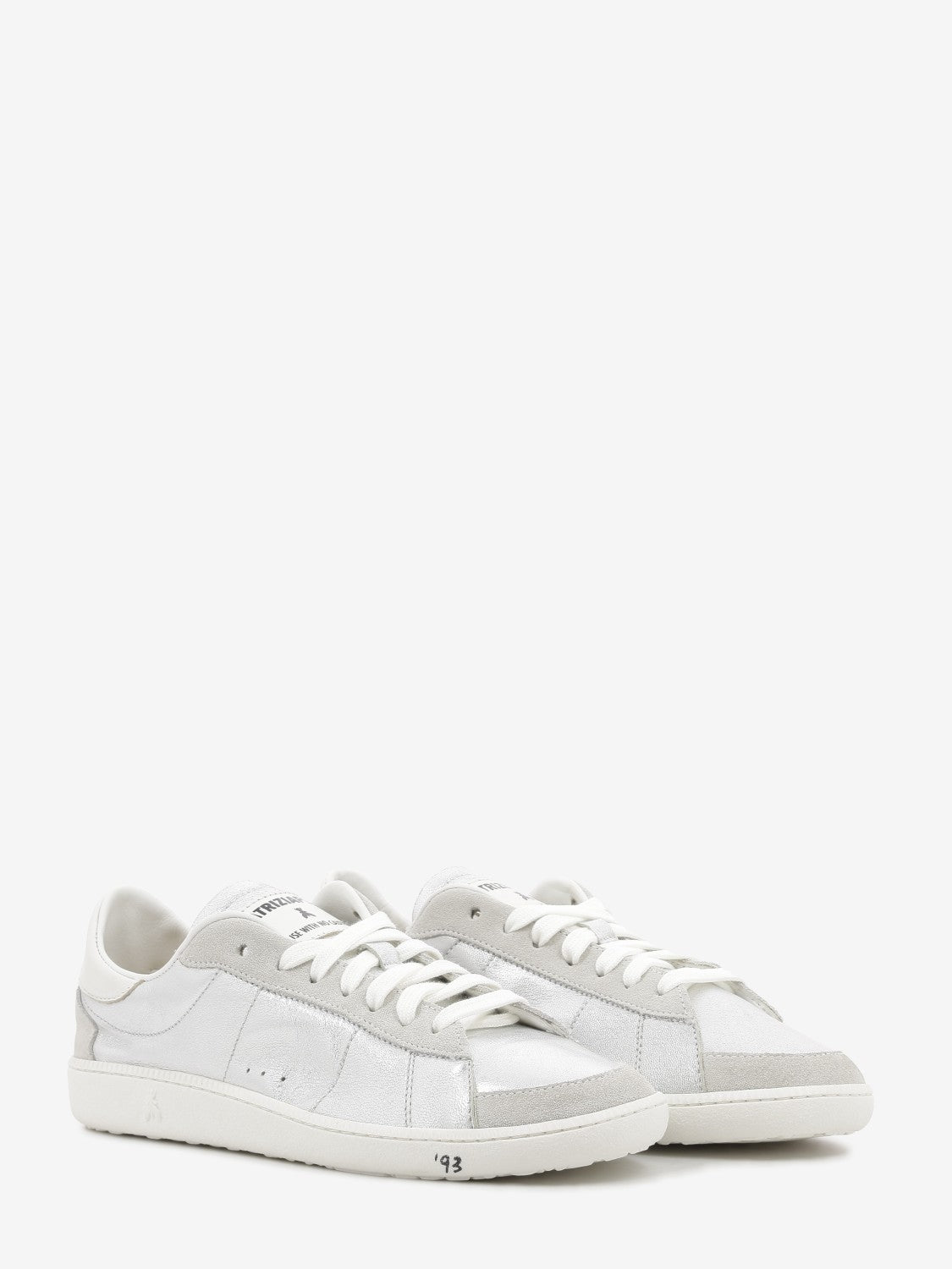 Sneakers SKIN '93 shiny silver