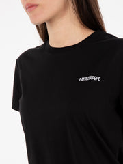 PATRIZIA PEPE - T-shirt logo lettering nero