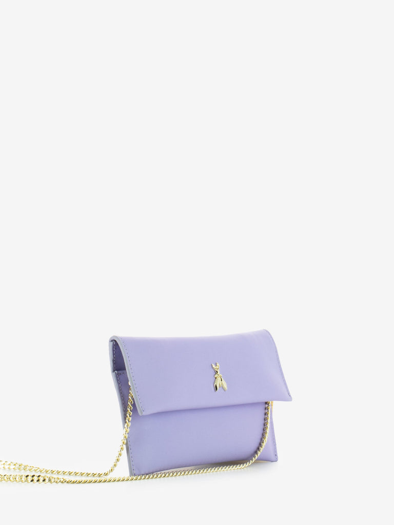 PATRIZIA PEPE - Tracolla a bustina glam lilac