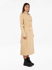 PATRIZIA PEPE - Trench con fibbia beige