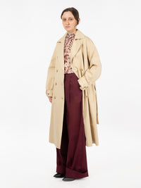 Trench over desert beige