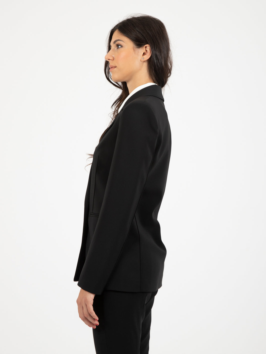 Essential Black Double Breasted Blazer