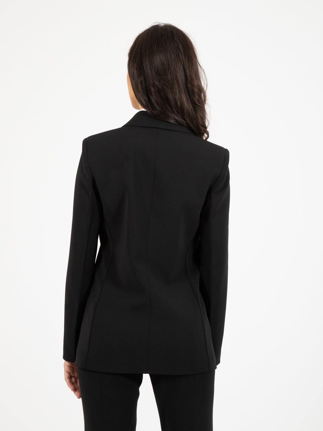 Essential Black Double Breasted Blazer