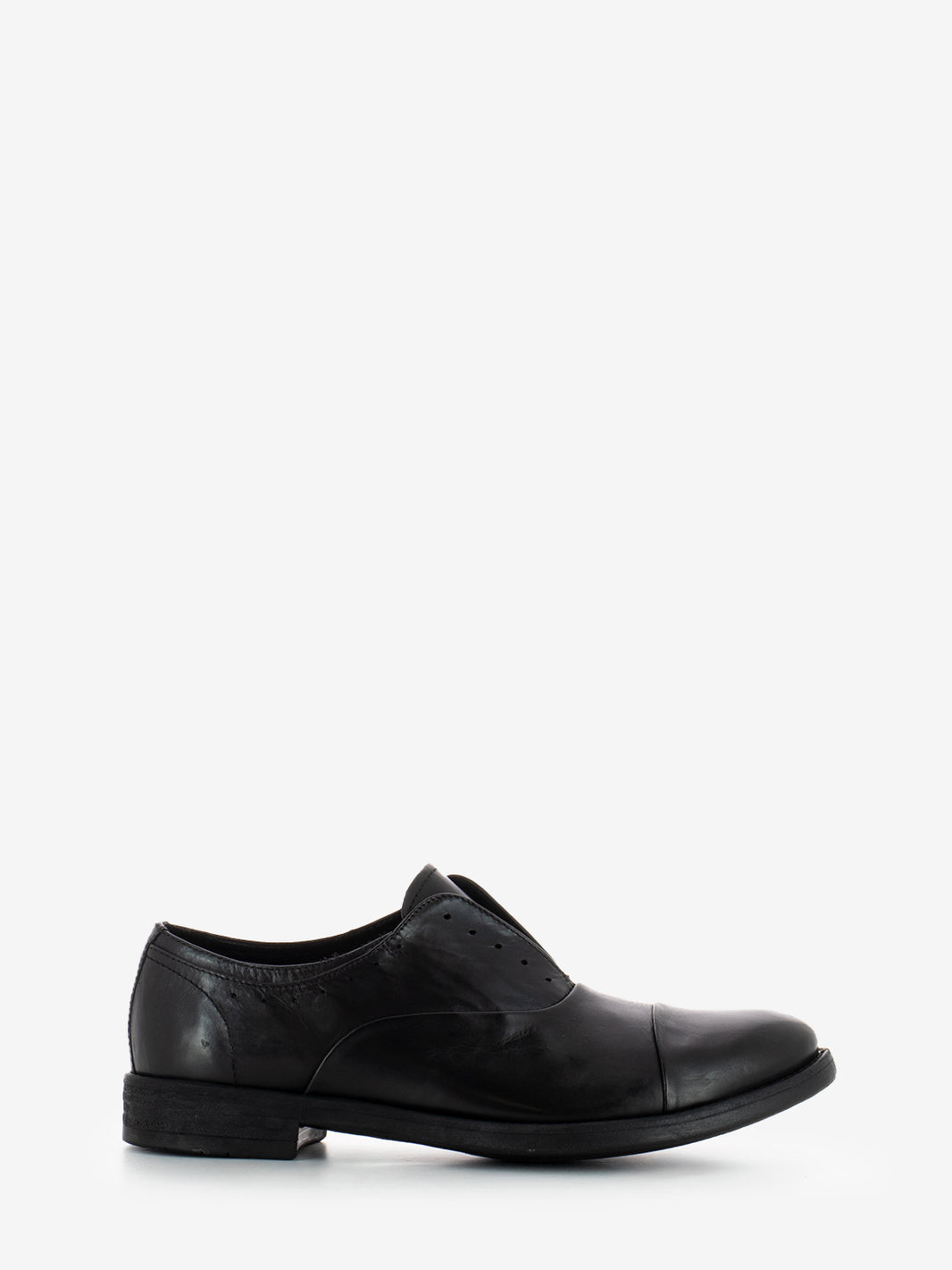 Scarpe derby senza lacci nero