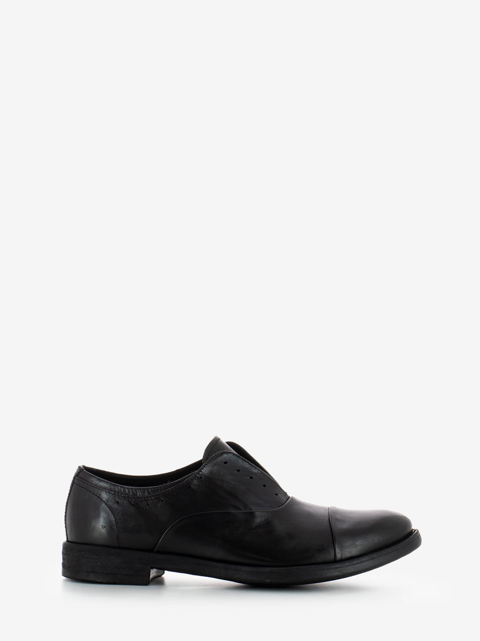 Scarpe derby senza lacci nero