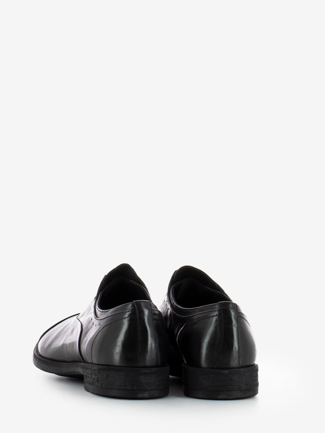 Scarpe derby senza lacci nero