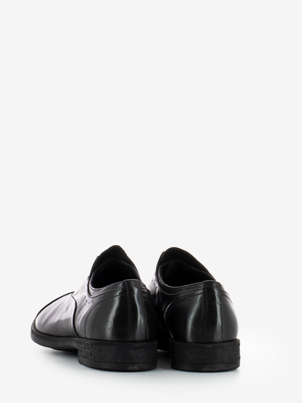 Scarpe derby senza lacci nero