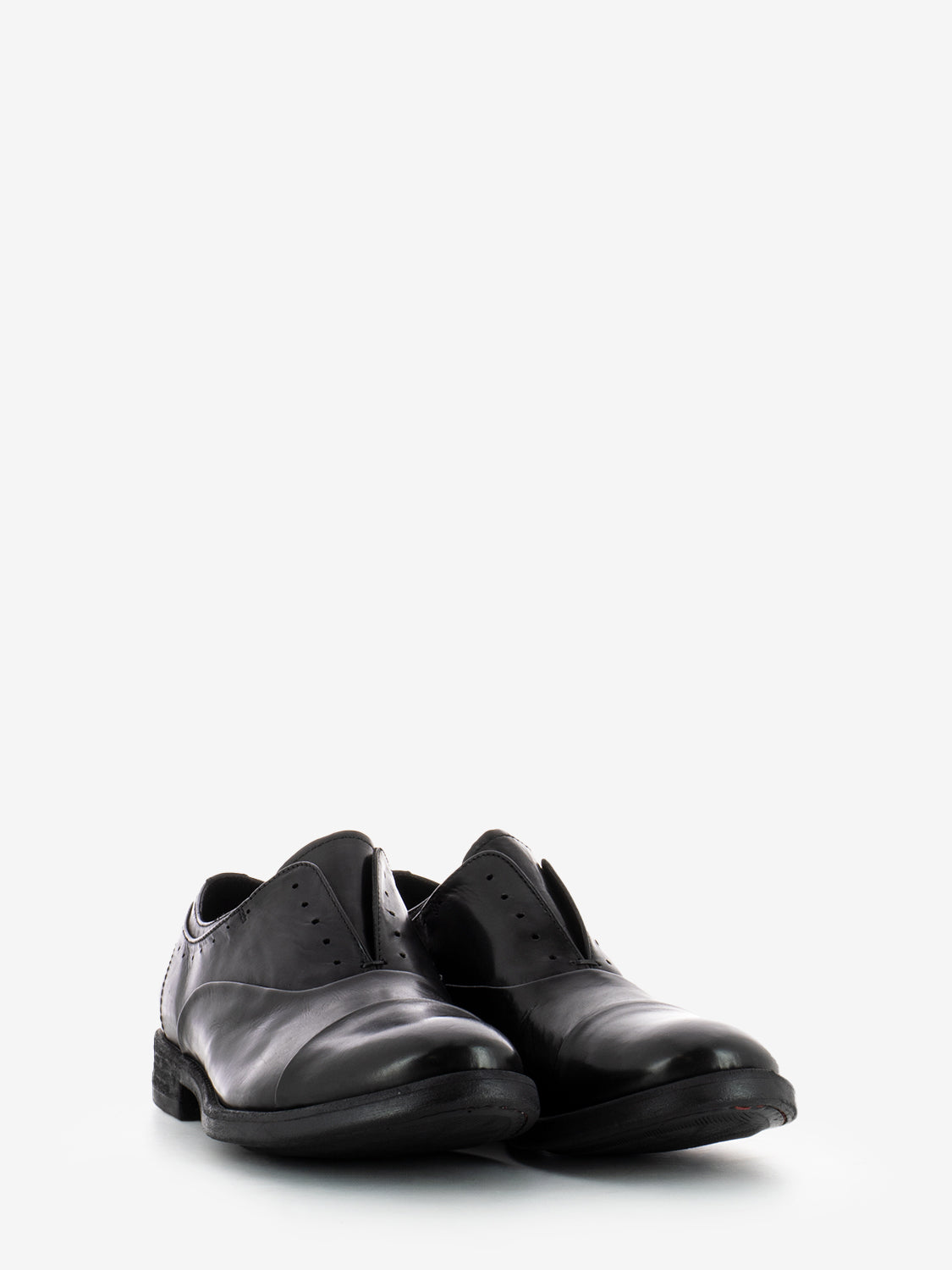Scarpe derby senza lacci nero