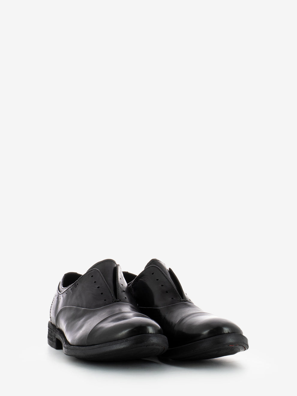 Scarpe derby senza lacci nero