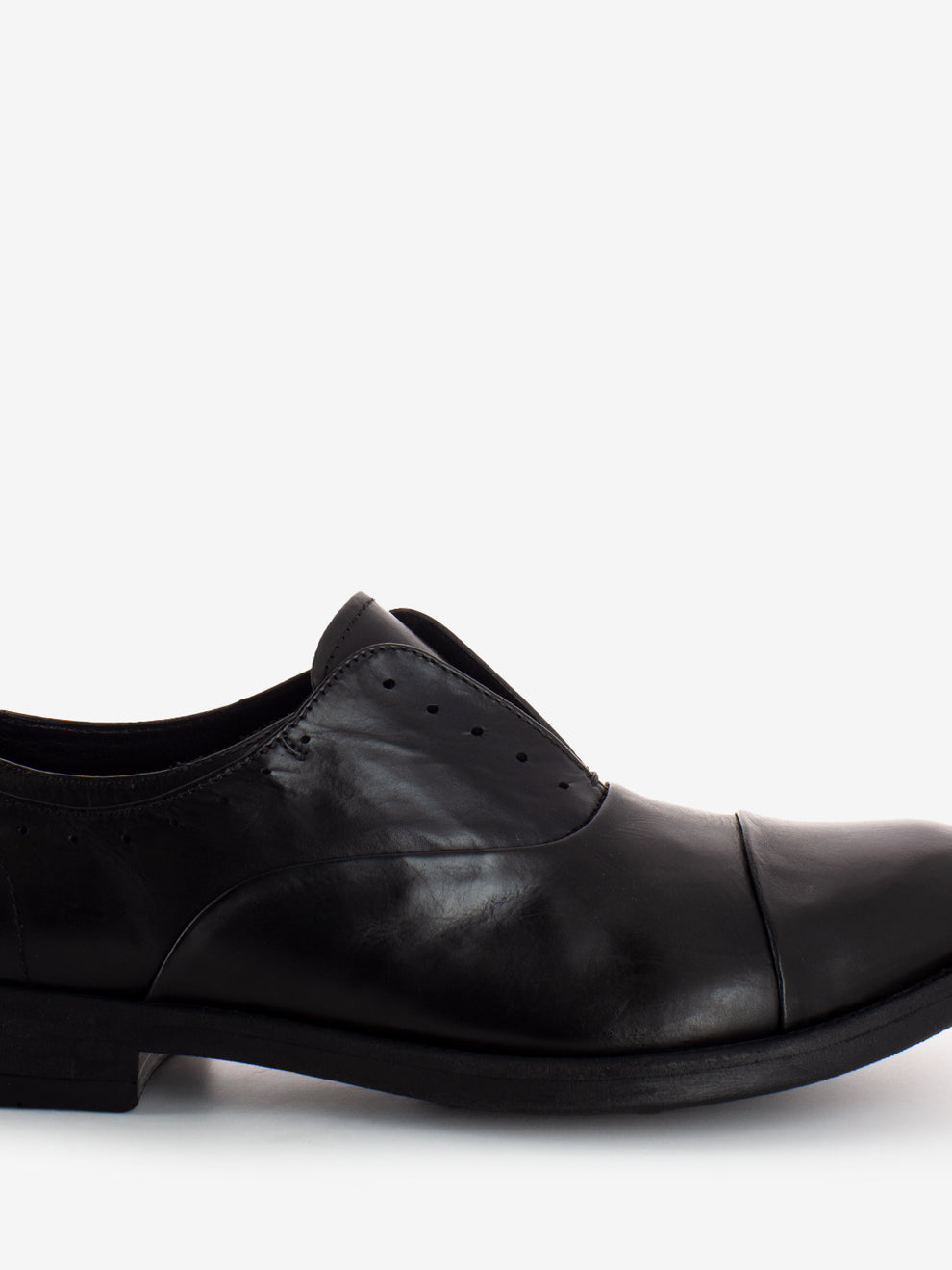 Scarpe derby senza lacci nero