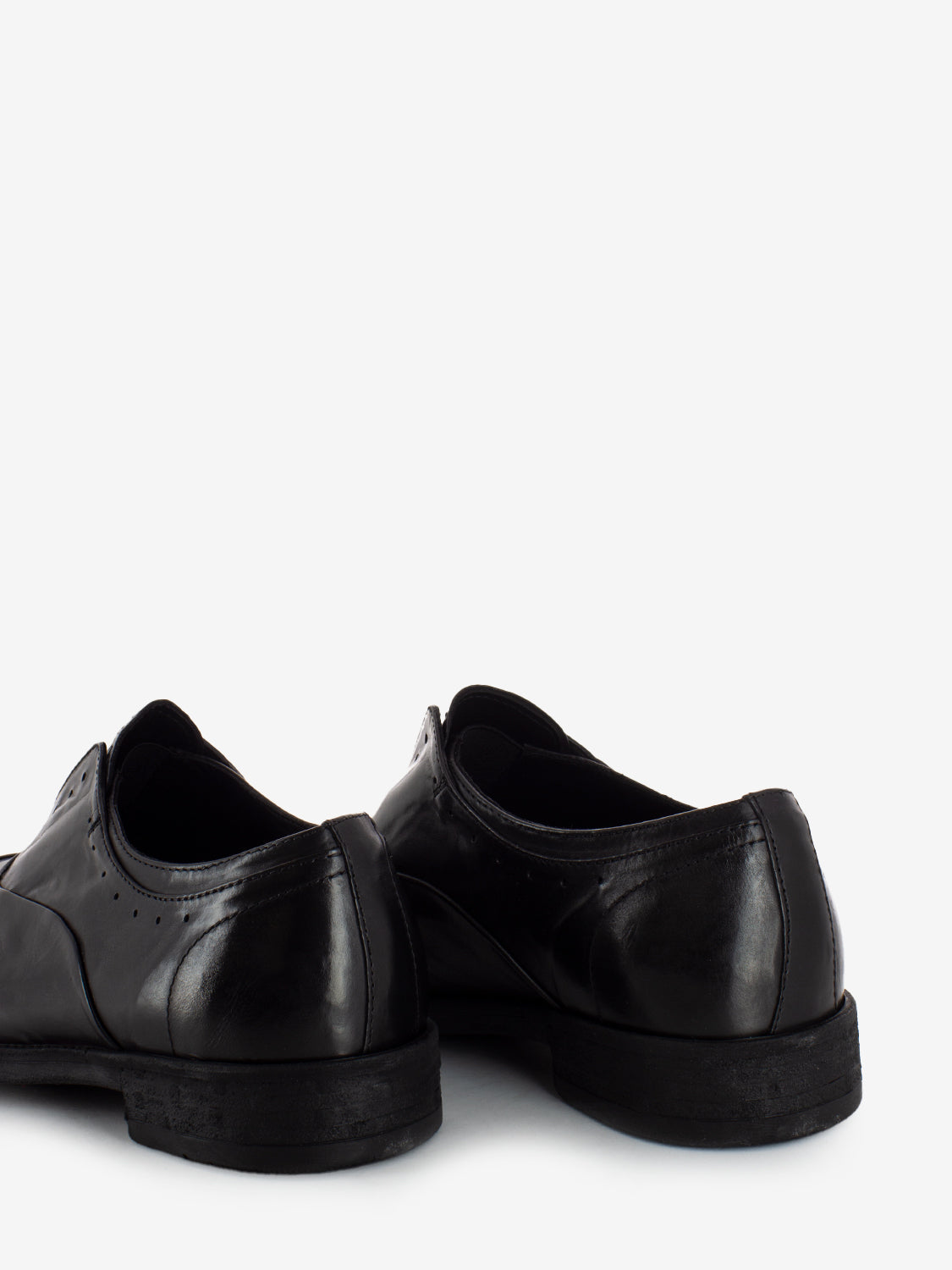 Scarpe derby senza lacci nero