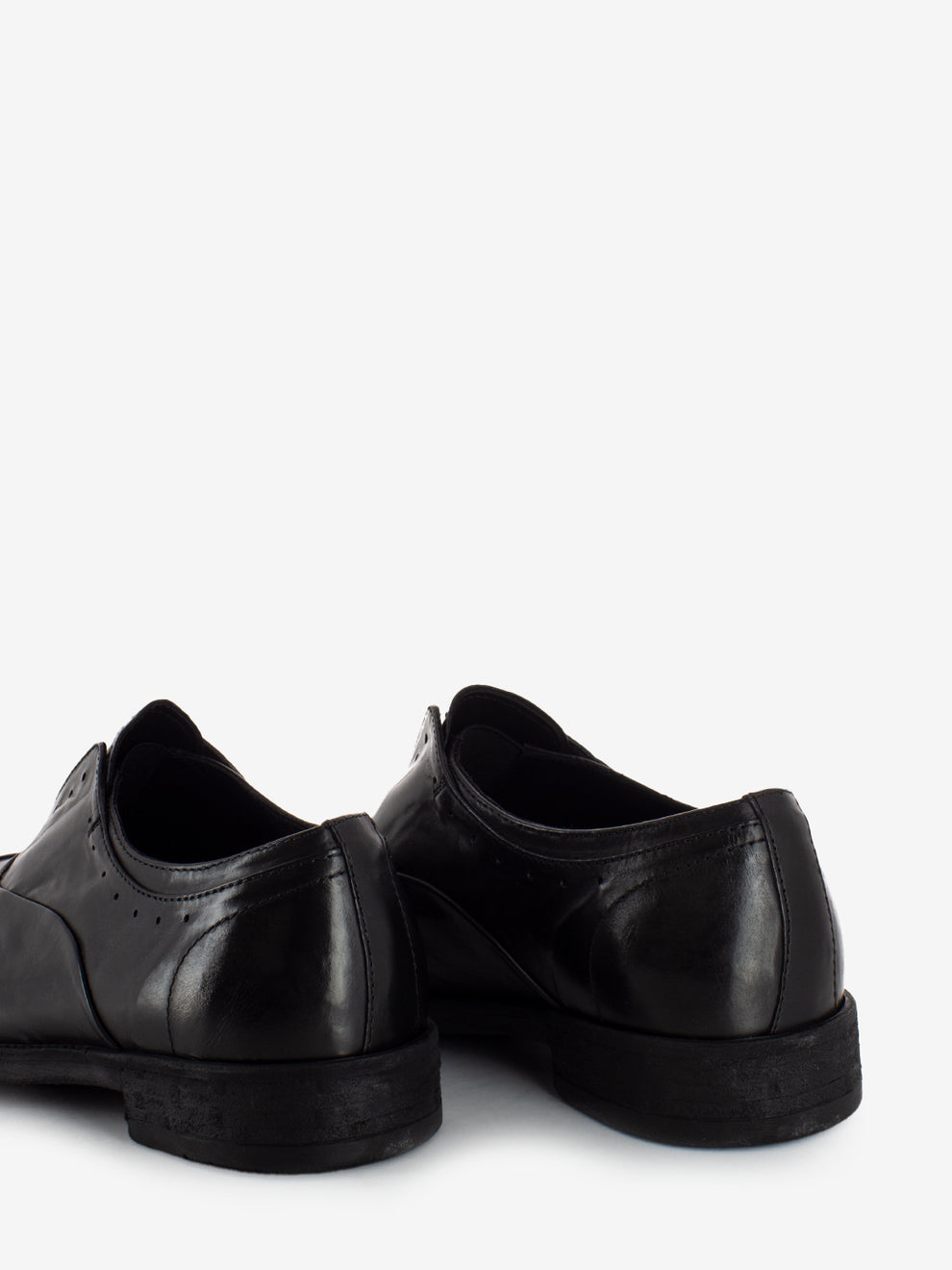 Scarpe derby senza lacci nero