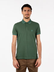 PEOPLE OF SHIBUYA - Polo con colletto operato green