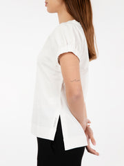 PEOPLE OF SHIBUYA - T-shirt maniche elastico white