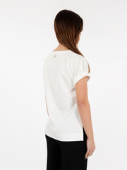 PEOPLE OF SHIBUYA - T-shirt maniche elastico white