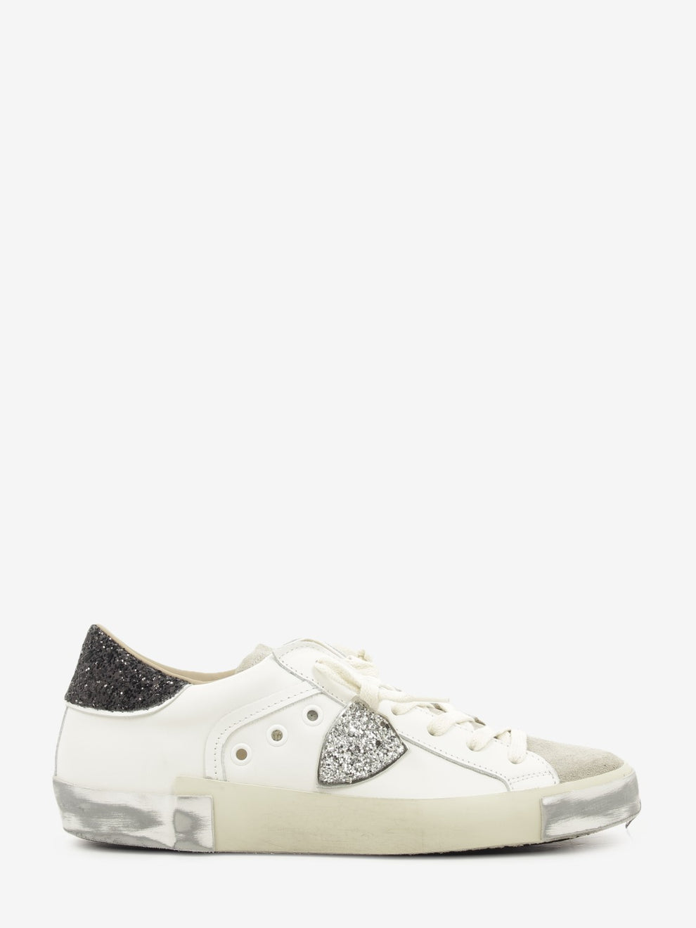 PRSX low veau glitter glitter blanc / noir