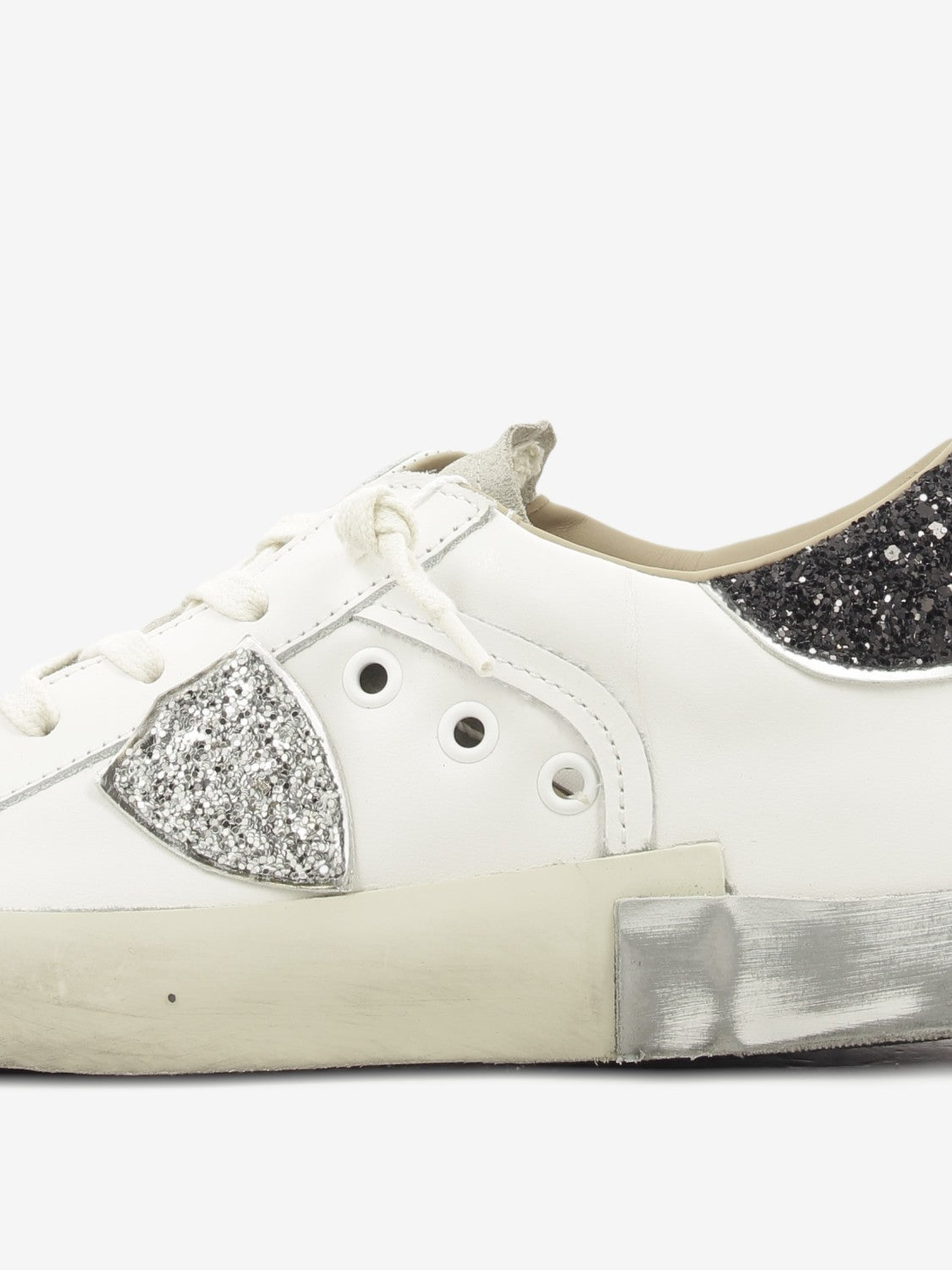 PRSX low veau glitter glitter blanc / noir