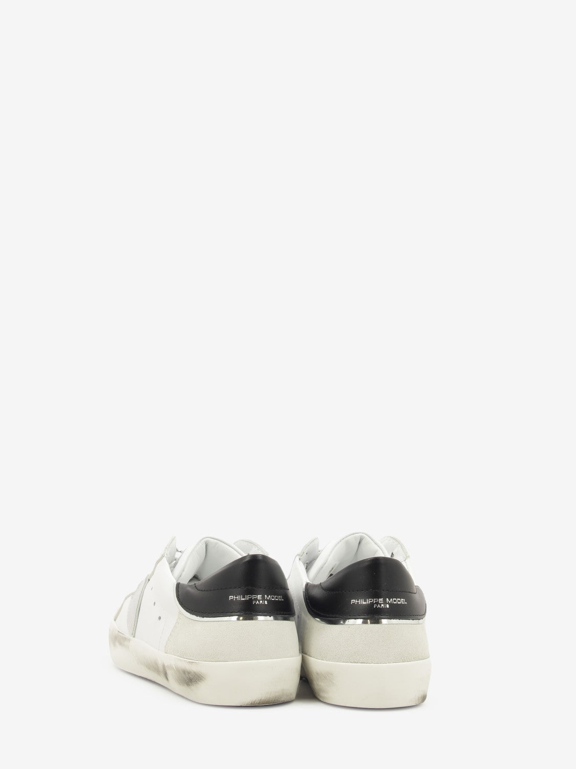 Prsx Leather and suede white / black / silver