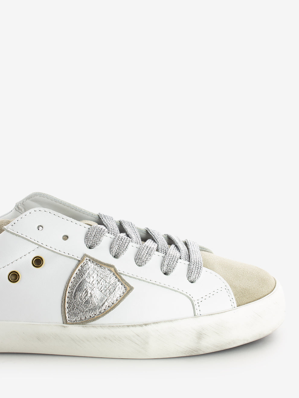 Prsx logo velvet white / dark green / gold / silver