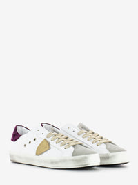 Prsx logo velvet white / grey / dark red / silver