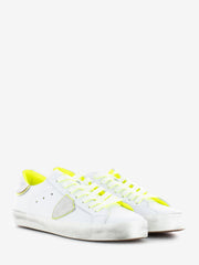 PHILIPPE MODEL JUNIOR - Sneakers Prsx bianche / giallo / argento