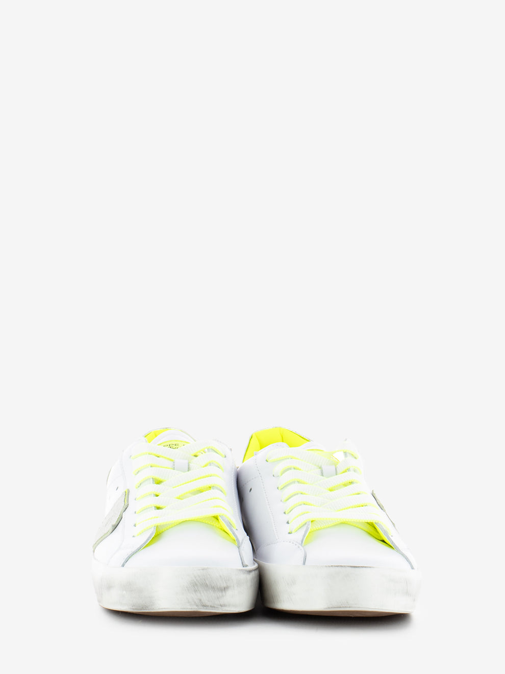 Sneakers Prsx bianche / giallo / argento