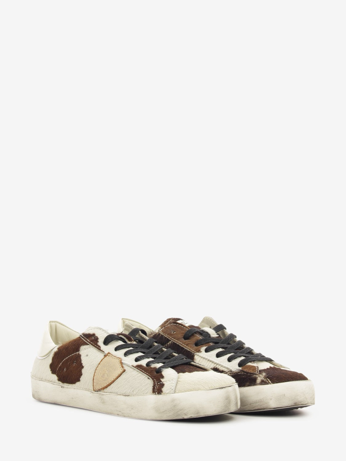 Sneakers PRSX Cow Printed calf hair with nappa off