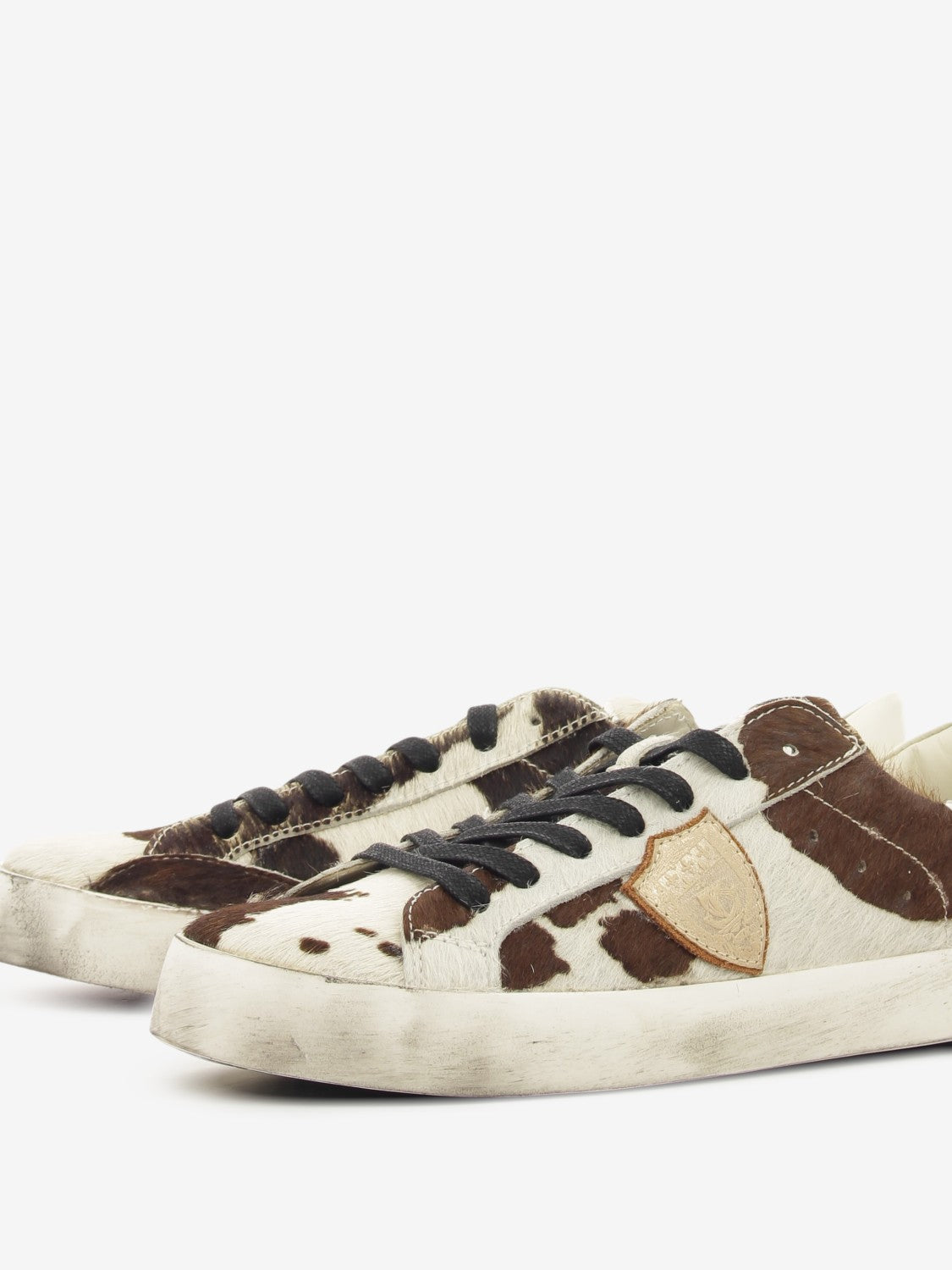 Sneakers PRSX Cow Printed calf hair with nappa off