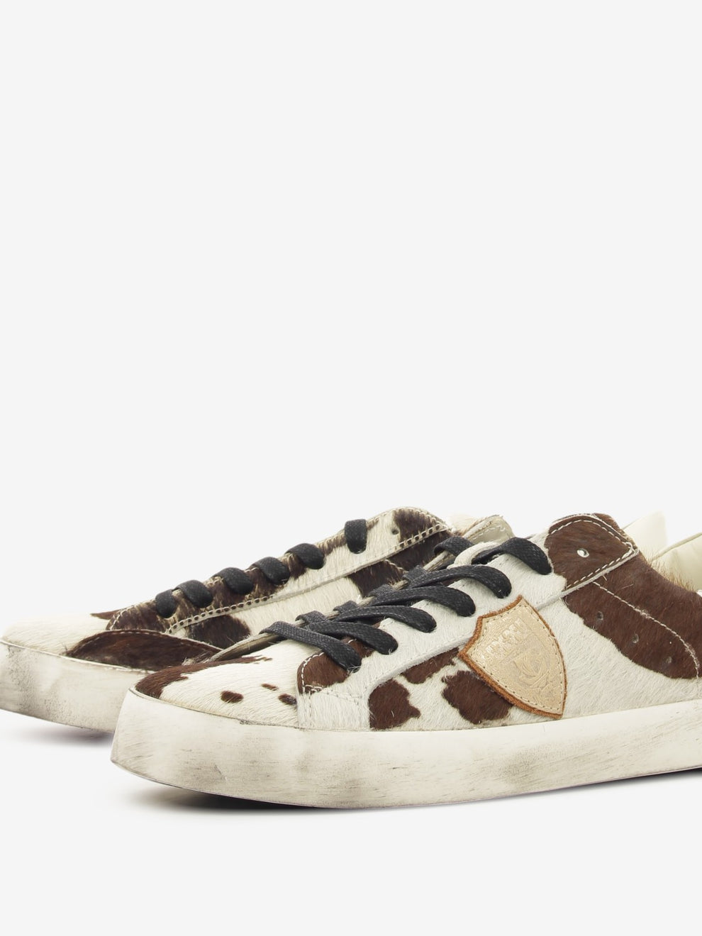 Sneakers PRSX Cow Printed calf hair with nappa off