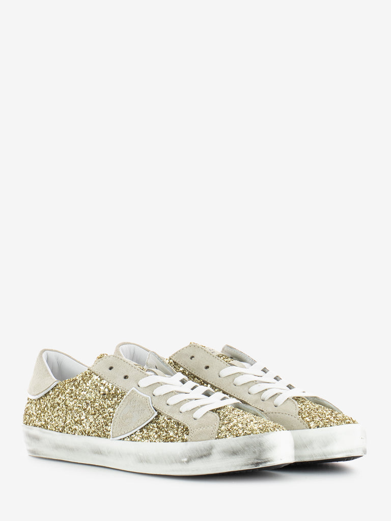 PHILIPPE MODEL JUNIOR - Sneakers Prsx glitter oro