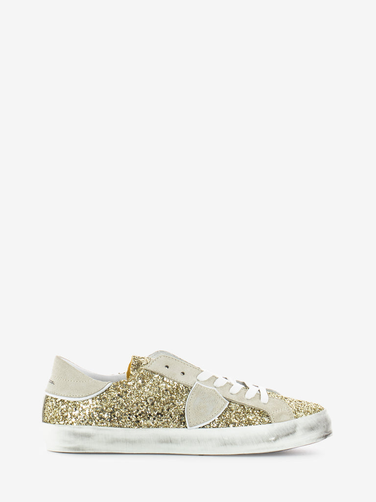 PHILIPPE MODEL JUNIOR - Sneakers Prsx glitter oro