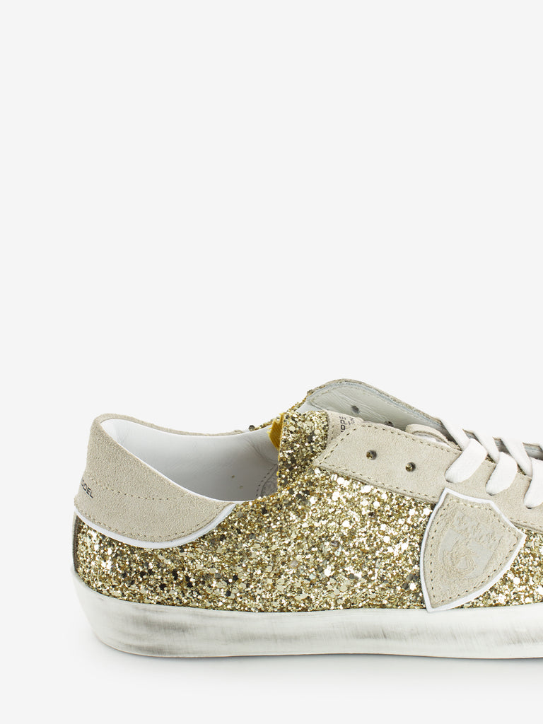 PHILIPPE MODEL JUNIOR - Sneakers Prsx glitter oro