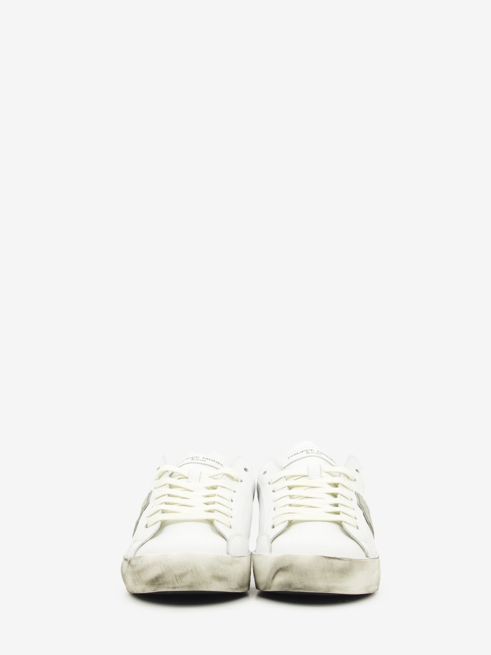Sneakers PRSX in pelle e suede white / dark red / grey / platinum