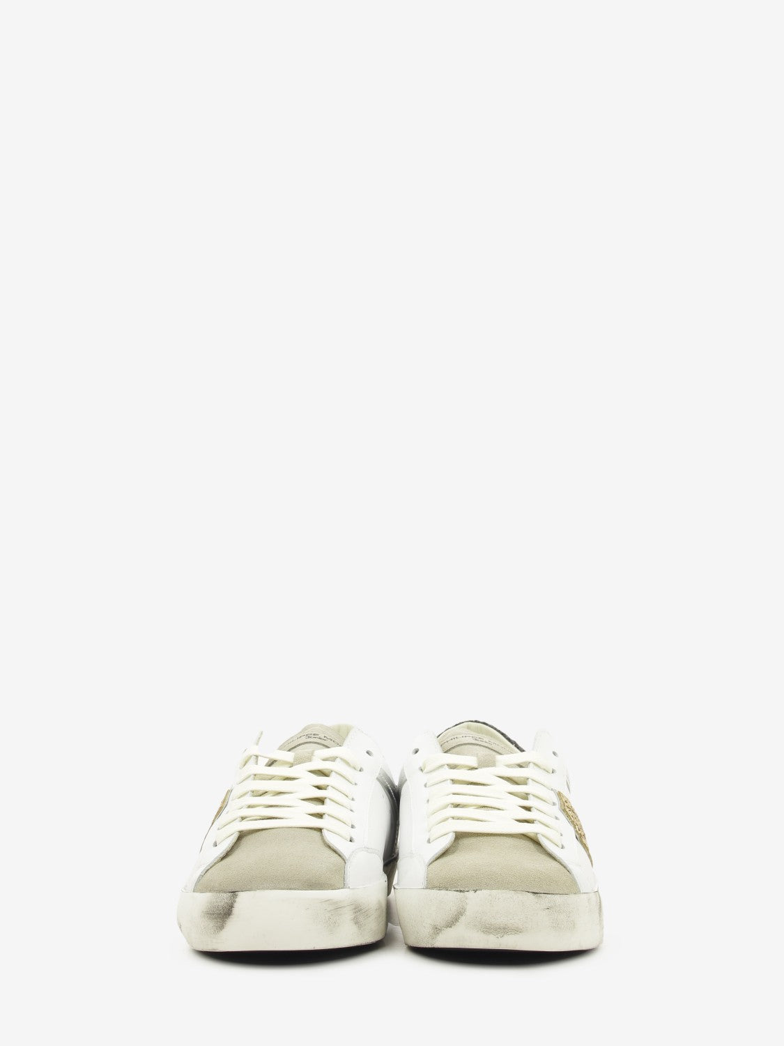 Sneakers PRSX in pelle e suede white / sand / black