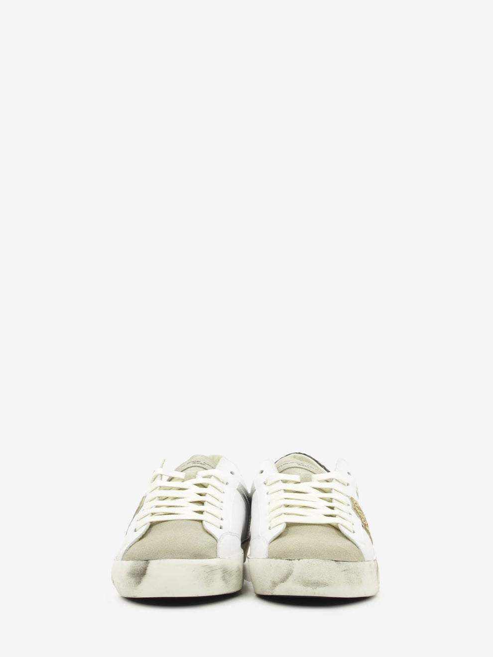 Sneakers PRSX in pelle e suede white / sand / black